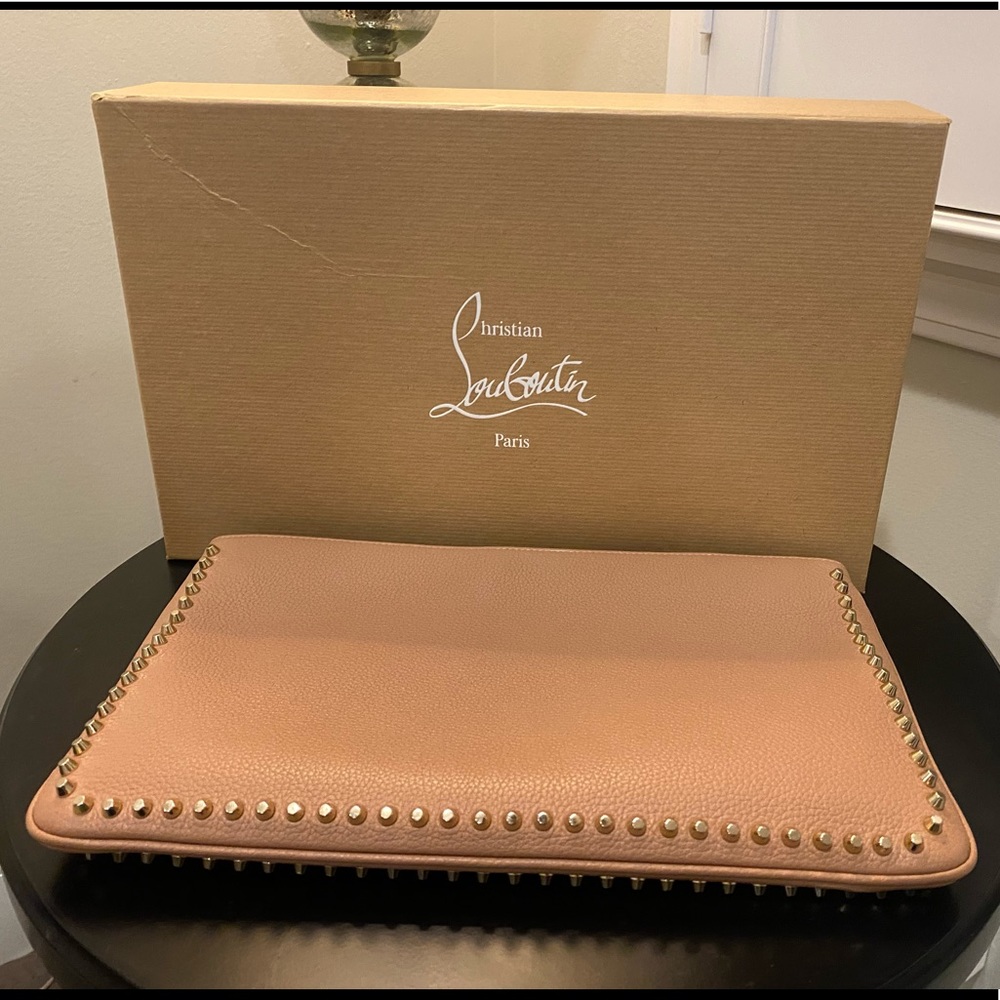 Christian Louboutin Loubiclutch, Calf Empire/Spikes